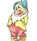 Draw Bashful from the Seven Dwarfs