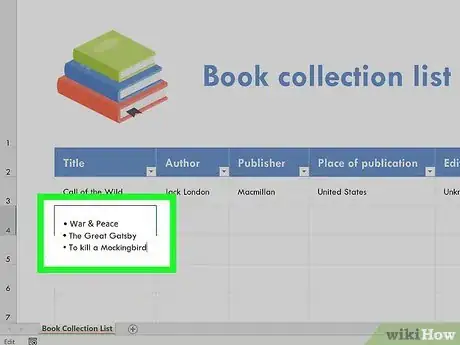 Image titled Make a List Within a Cell in Excel Step 5