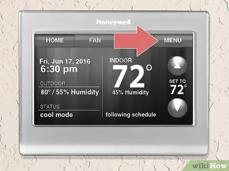 Image titled Connect a Honeywell Thermostat to WiFi Step 1