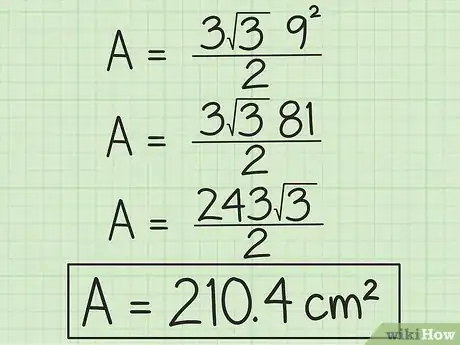 Image titled Calculate the Area of a Hexagon Step 4