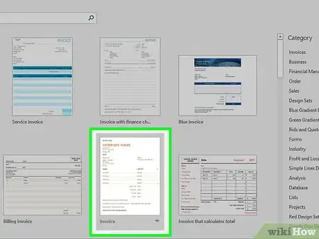 Image titled Make an Invoice on Excel Step 3