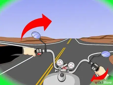 Image titled Turn Right on a Motorcycle Step 6