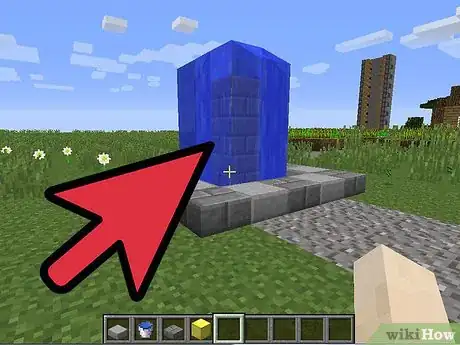 Image titled Make a Fountain in Minecraft Step 1