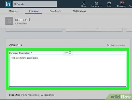 Image titled Create a Company Profile on LinkedIn Step 9
