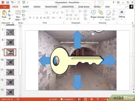 Image titled Create an 'Escape the Room' Game in PowerPoint Step 11