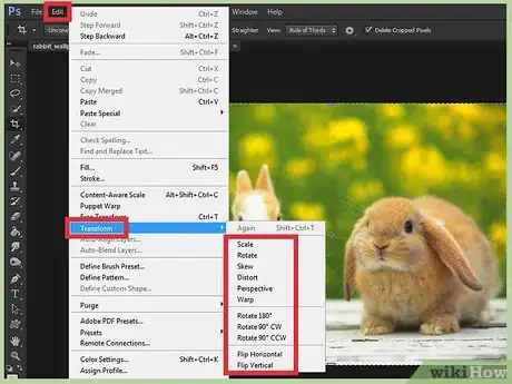 Image titled Rotate an Image in Photoshop Step 7