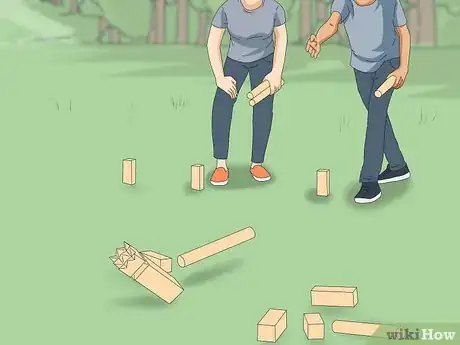 Image titled Play Kubb Step 1