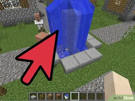 Image titled Make a Fountain in Minecraft Step 9