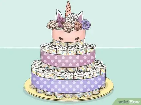 Image titled Make a Diaper Cake Step 11