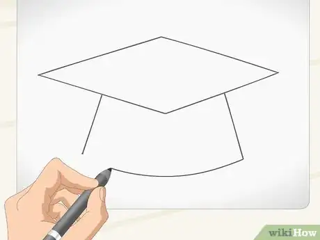 Image titled Draw a Graduation Cap Step 3