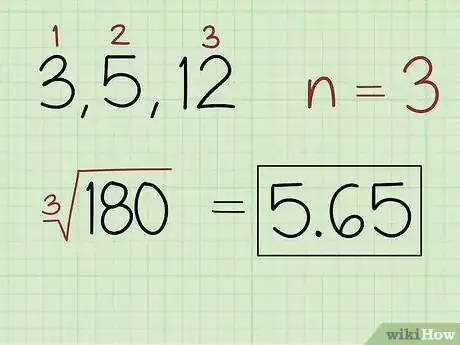 Image titled Calculate the Geometric Mean Step 2