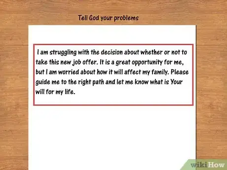 Image titled Write a Prayer Letter to God Step 9