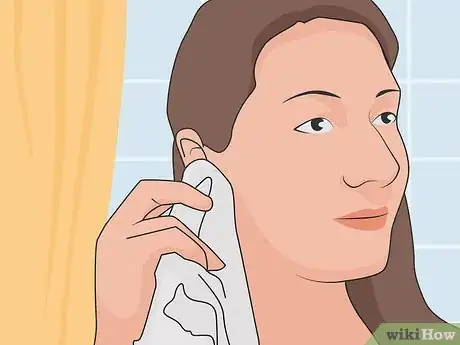 Image titled Cover Your Ear in the Shower Step 8