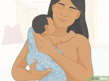 Image titled Cuddle a Baby Step 1