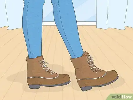 Image titled Wear Winter Boots with Jeans Step 1