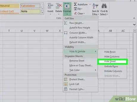 Image titled Hide Sheet Bar in Excel Step 7