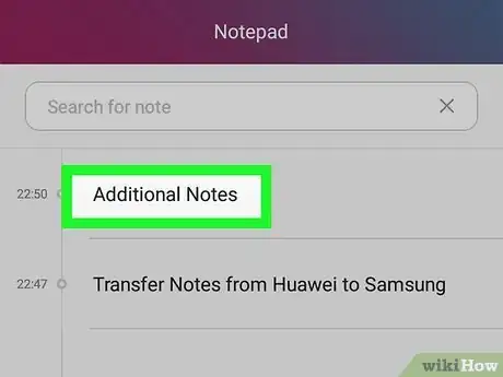 Image titled Transfer Notes from Huawei to Samsung Step 7