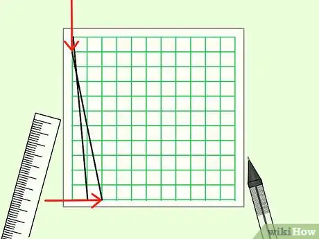 Image titled Draw a Parabolic Curve (a Curve with Straight Lines) Step 4