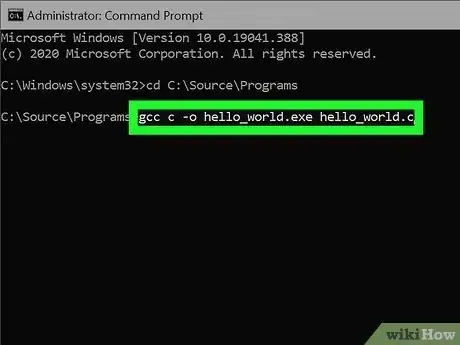 Image titled Run C Program in Command Prompt Step 5