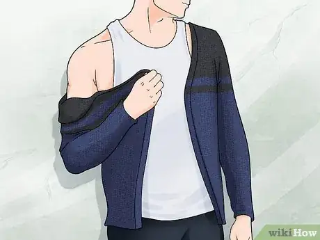 Image titled What Should You Wear Under a Cardigan Sweater Step 1