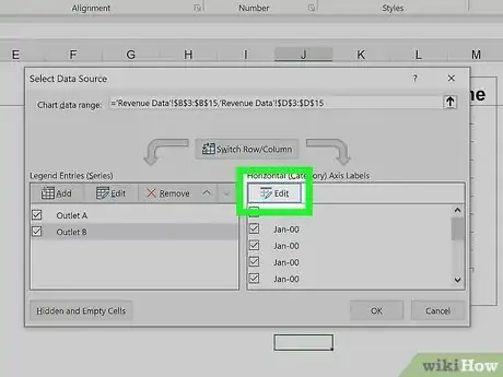 Image titled Add a Second Set of Data to an Excel Graph Step 8