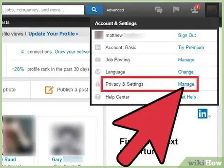 Image titled Hide Connections on Linkedin Step 3