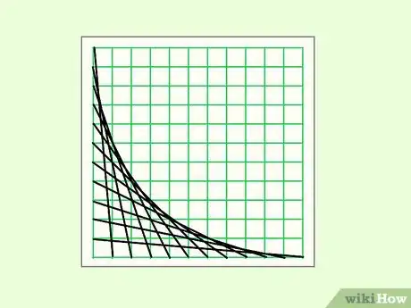 Image titled Draw a Parabolic Curve (a Curve with Straight Lines) Step 7