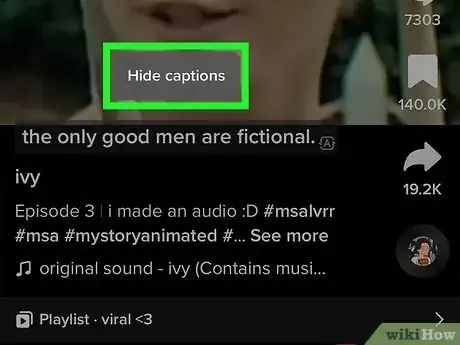 Image titled Turn Off Captions on Tiktok Step 10