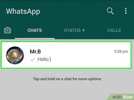 Image titled Delete Old Messages on WhatsApp Step 3