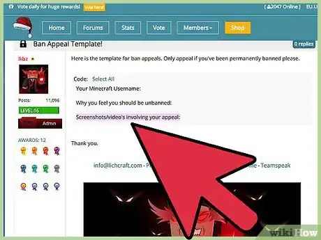 Image titled Get Unbanned from a Minecraft Server Step 8