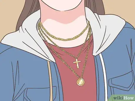 Image titled Wear a Chain with a Hoodie Step 9