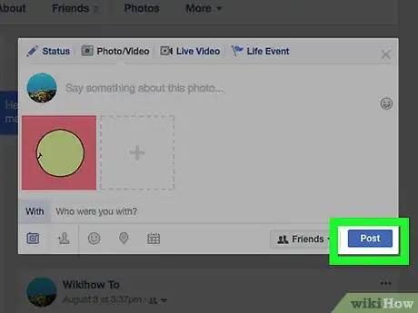 Image titled Post a GIF to Facebook Step 27
