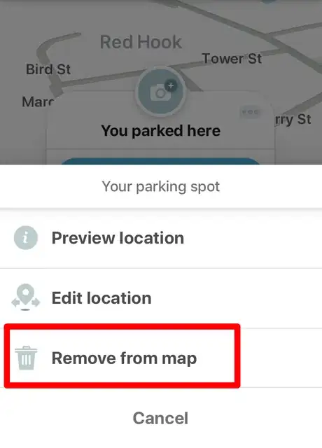 Image titled Mark Your Public Parking Spot on Waze on iPhone or iPad Step 8.png