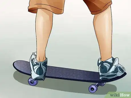 Image titled Do a Boneless on a Skateboard Step 1