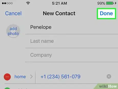 Image titled Add a Contact on an iPhone Step 22