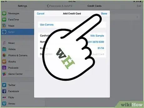 Image titled Scan Your Credit Card with Your iPhone Step 8