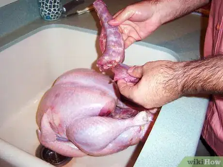 Image titled Butcher and Remove the Pin Feathers of a Turkey Step 6