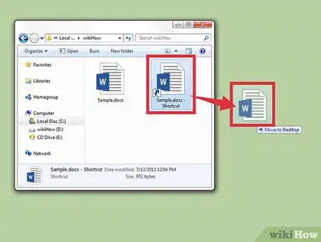 Image titled Create a Desktop Shortcut Step 8