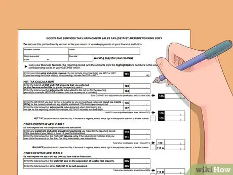 Image titled Complete a Canadian GST Return Step 11