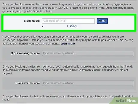 Image titled Check Your Block List on Facebook Step 11