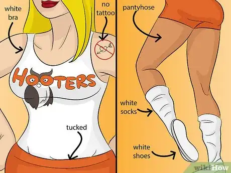 Image titled Become a Hooters Girl Step 5