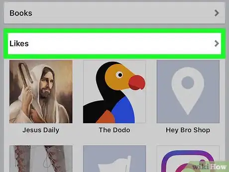 Image titled View a List of Your Liked Pages on Facebook on iPhone or iPad Step 11