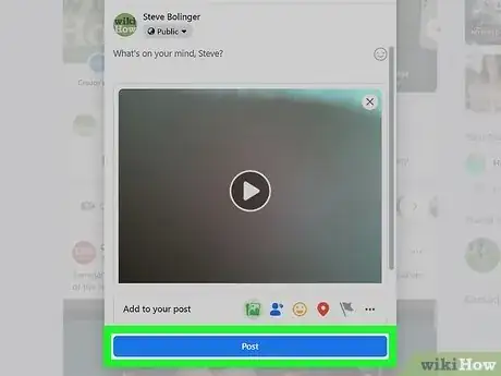 Image titled Share Videos on Facebook Step 7