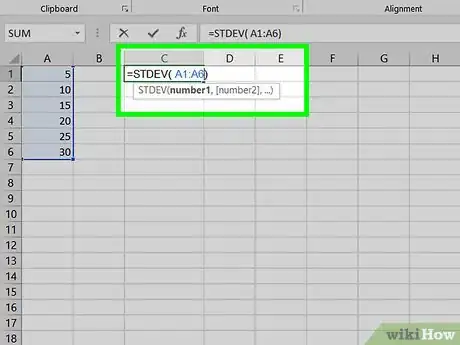 Image titled Calculate Mean and Standard Deviation With Excel 2007 Step 14