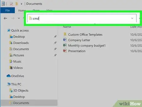 Image titled Open a Folder in Cmd Step 3