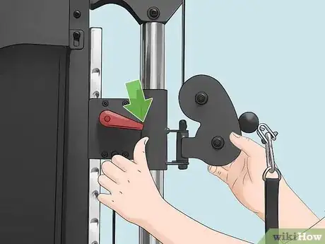Image titled Adjust a Dual Adjustable Pulley Step 4