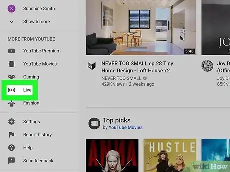 Image titled Find Live Streams on YouTube Step 9