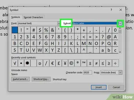 Image titled Type Square Root on PC or Mac Step 6