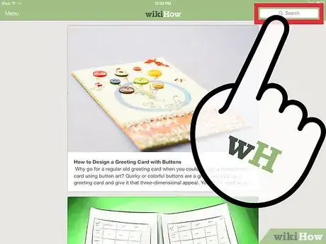 Image titled Use the wikiHow iPhone and iPad Application Step 7