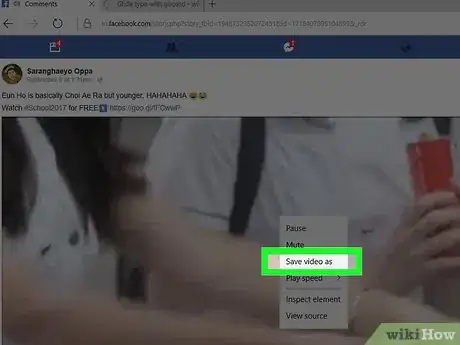 Image titled Save Facebook Videos Step 10